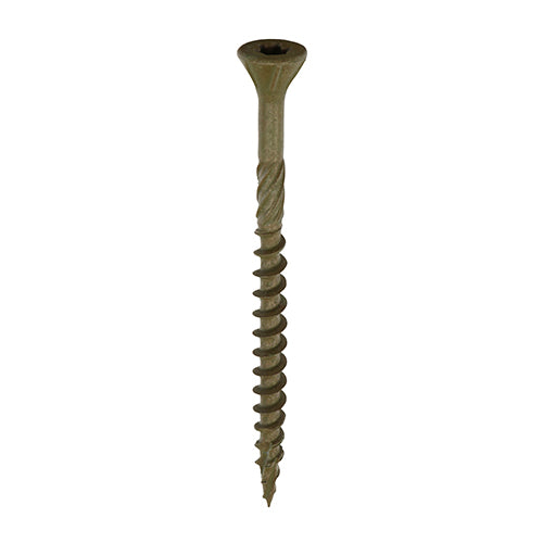 4.5 X 50mm Decking-Fix Premium Decking Screws - TUB - TX - Countersunk - Exterior - Green Box Of 250
