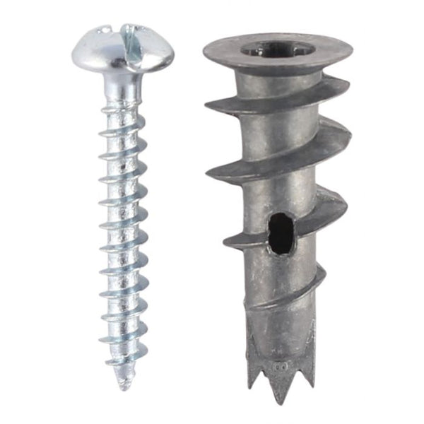 TIMco Metal Speed Plugs & Screws – 31.5mm – Zinc