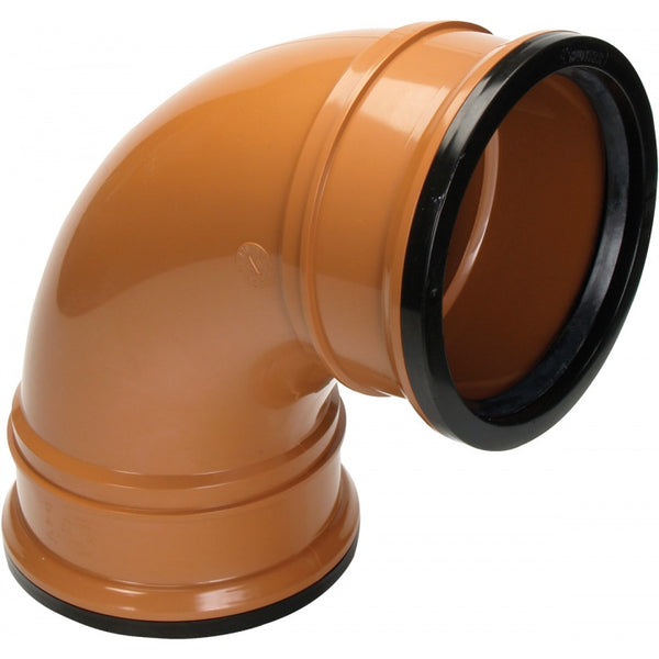 110mm Underground 87.5° Double Socket Bend