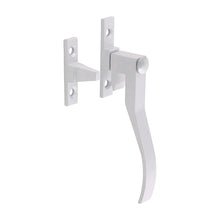 Wedge Pattern Casement Fastener - Satin Anodised Aluminium