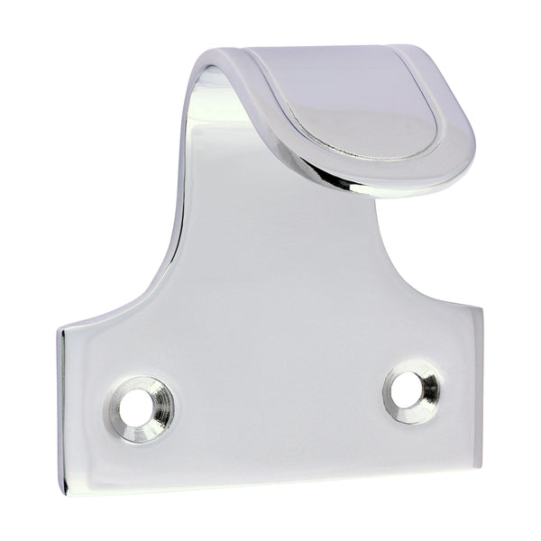 Traditional Pattern Sash Lift - Polished Chrome