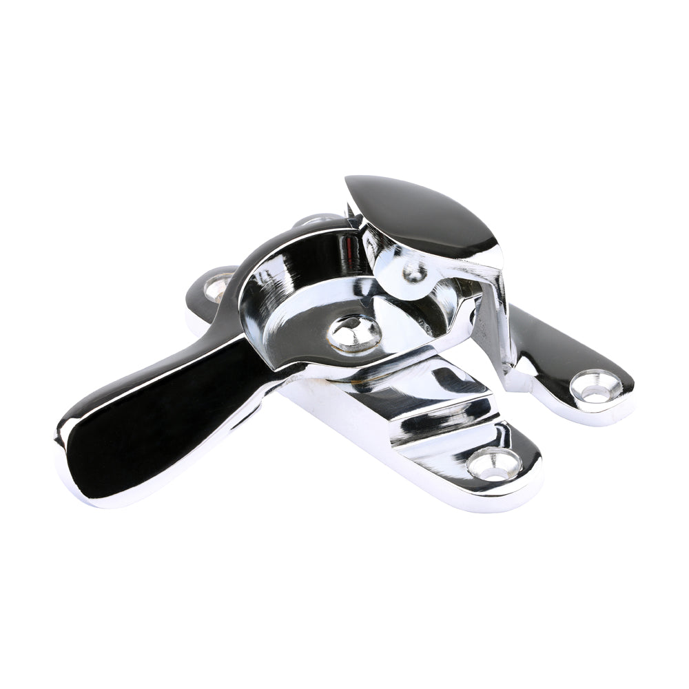 Fitch Pattern Sash Fastener - Polished Chrome 68 x 14