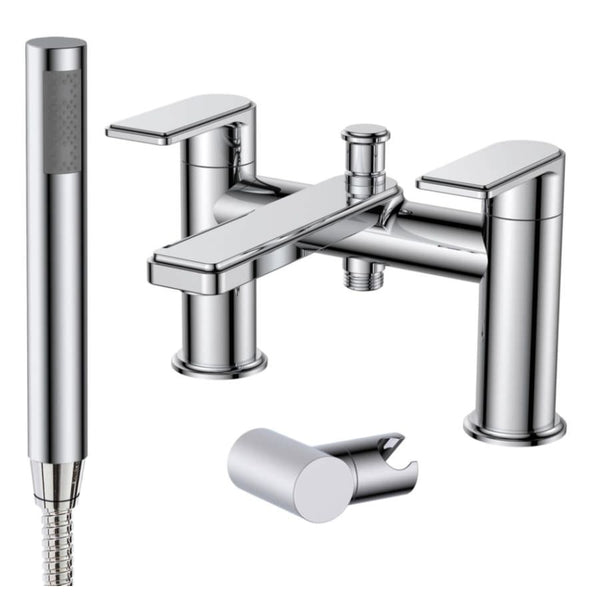 FABIA Deck Mounted Bath Shower Mixer With Shower Kit
