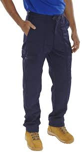 Super Touch Workwear Trousers Navy