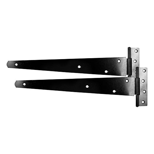 Pair of Medium Tee Hinges Black