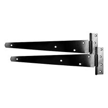 Pair of Medium Tee Hinges Black