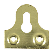 Mirror Plates - Slotted - Electro Brass 38mm
