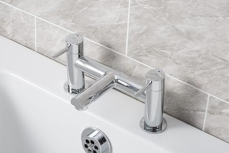 Cascade Sphere Bath Filler Mixer Tap Chrome