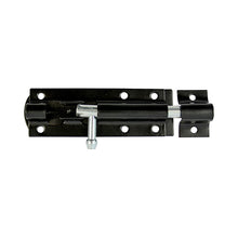 Straight Tower Bolt Black 200mm