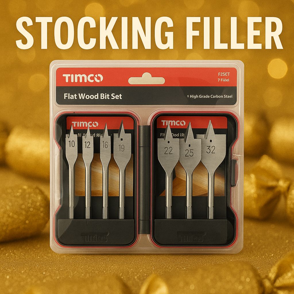 Timco Flat Wood Bit Set