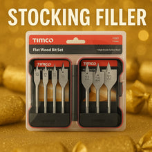 Timco Flat Wood Bit Set