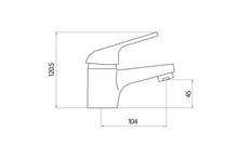 Mono Basin Mixer with Push Waste 40mm