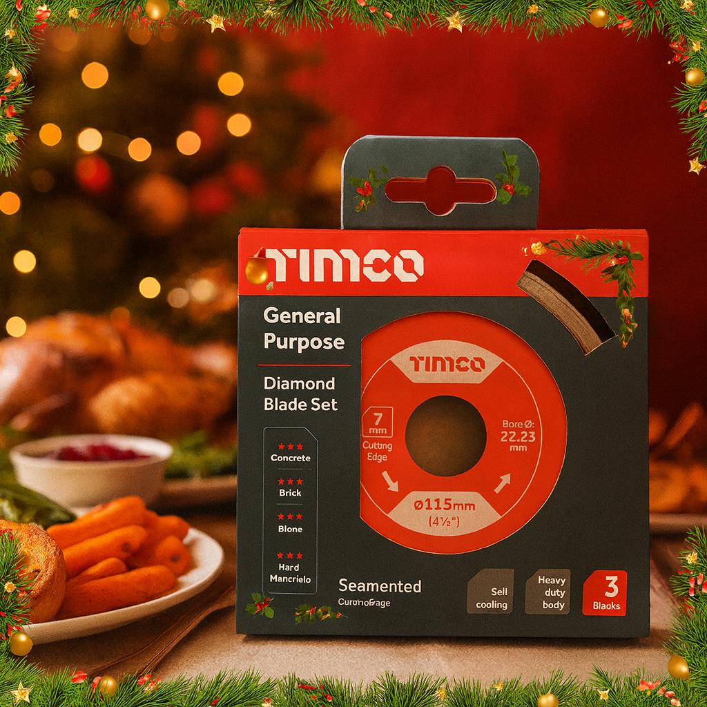 Timco General Purpose Diamond Blades  - Segmented 3 Pack