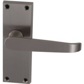 Latch Handle Straight Satin