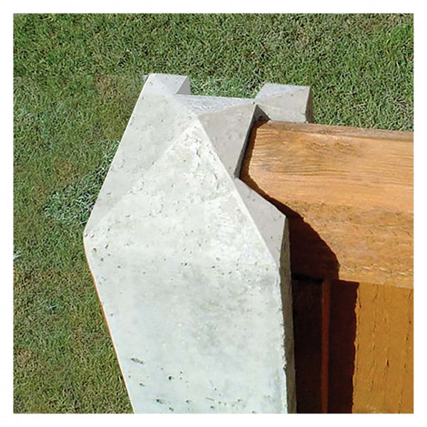 Slotted Corner Concrete Post