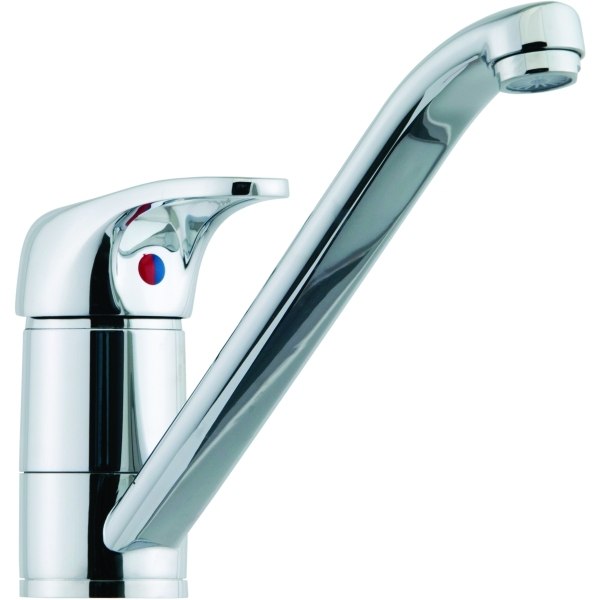 Mono Kitchen Sink Mixer Tap Swivel Spout - Chrome