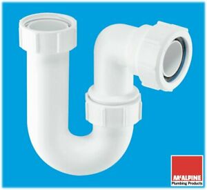 McAlpine 1 40mm Tubular Swivel 'P' Trap 75mm Water Seal