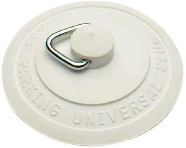 Universal Sink Plug Rubber White