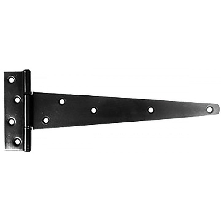 Pair Of Light Tee Hinges Black Japanned