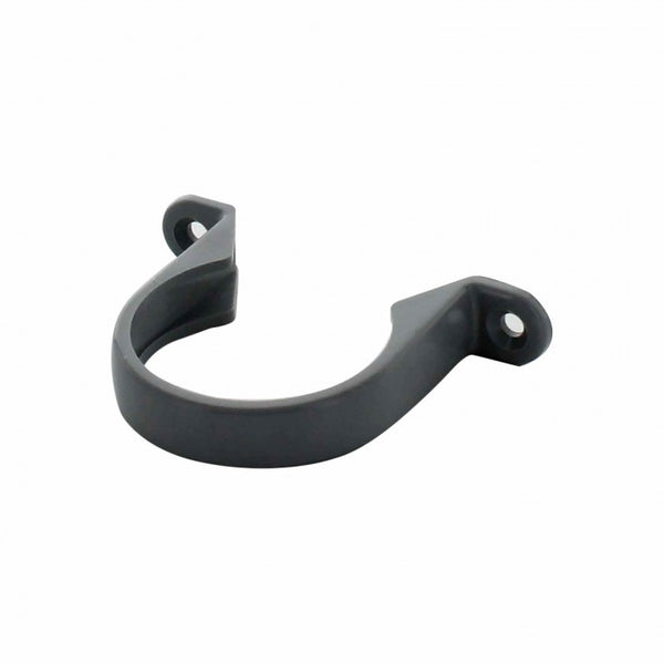 Saddle Pipe Bracket Grey