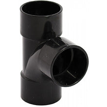 Solvent Weld 92.5° Tee Black