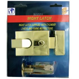 Nightlatch Std Satin Cyl + 3Keys