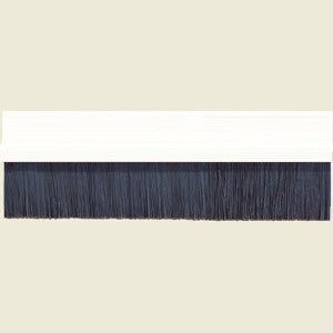 White Brush Strip Draft Excluder 914MM