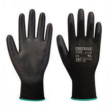 Trademate Black PU Palm Dip Glove - Large Size 9