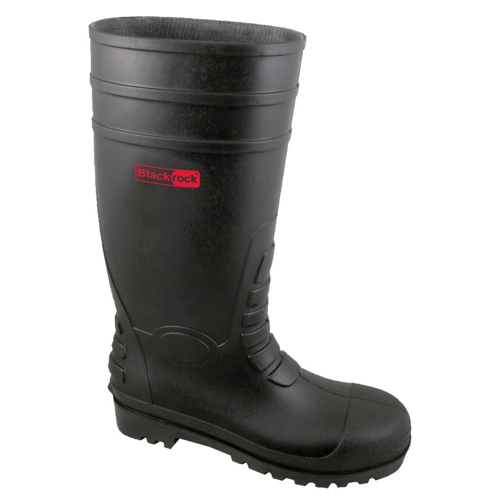 Steel Toe Cap Wellington Boots Black