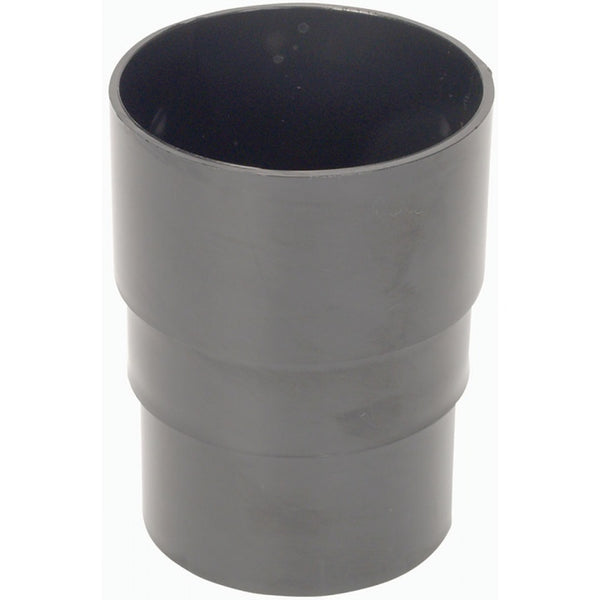 Rainwater 68mm Pipe Connector Black