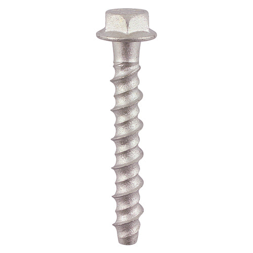 Masonry Bolts - Hex Flange - Exterior - Silver