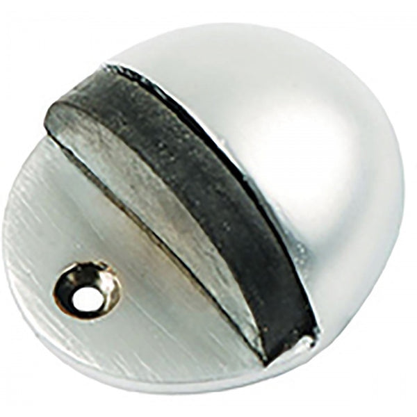 Oval Doorstop Satin Chrome