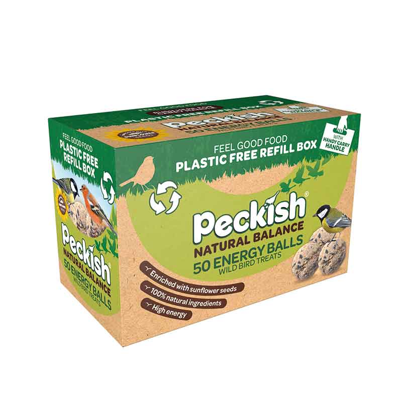 Peckish Natural Balance Energy Balls 50 Refill Box