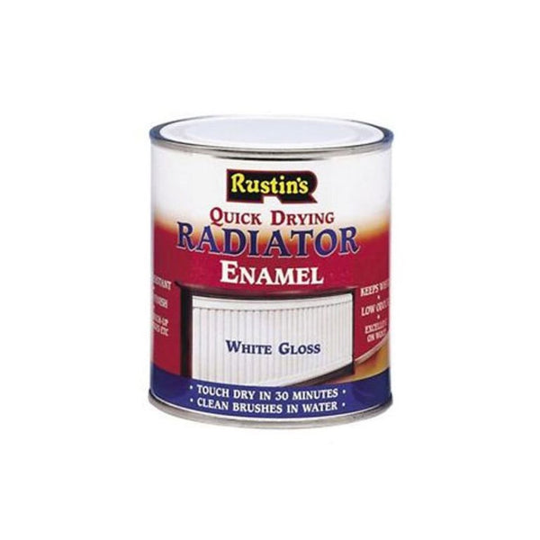 Rustins Quick Dry Radiator Enamel Gloss White