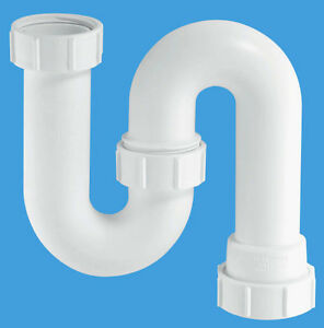 McAlpine 1 32mm Tubular Swivel 'S' Trap 75mm Water Seal