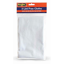 Rustins 3 Lint Free Cloths