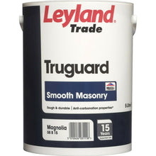 Leyland Trade Truguard Smooth 15 Year Magnolia Masonry Paint - 5 Litre