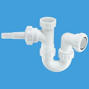 McAlpine Appliance P Trap Single Spigot In 40mm