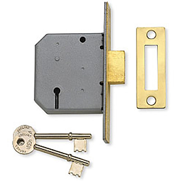 Union 2177 3 Lever Mortice Deadlock 65mm 2.5in