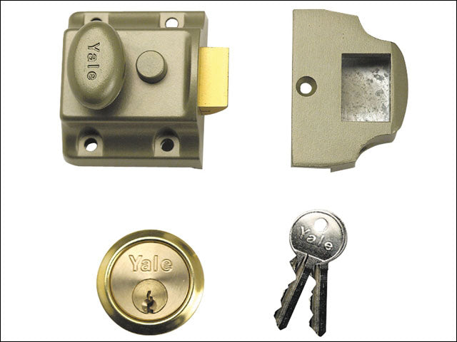 Yale 706 Traditional Nightlatch PB 40mm Backset Box