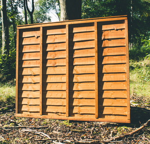 Overlapping Fence Panels