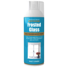 Rust-Oleum White Matt Frosted glass effect Multi-surface Spray paint, 400ml